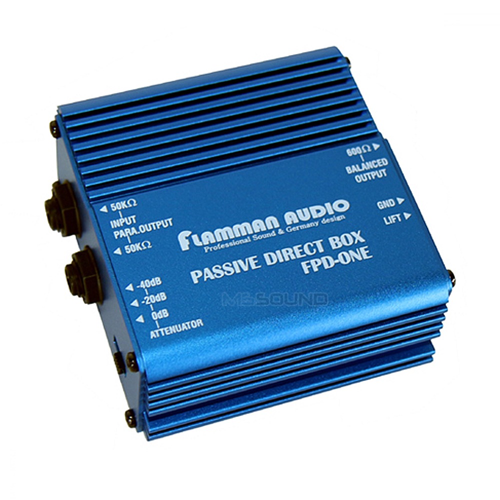 FPD-ONE 1채널 패시브 다이렉트박스 DI박스